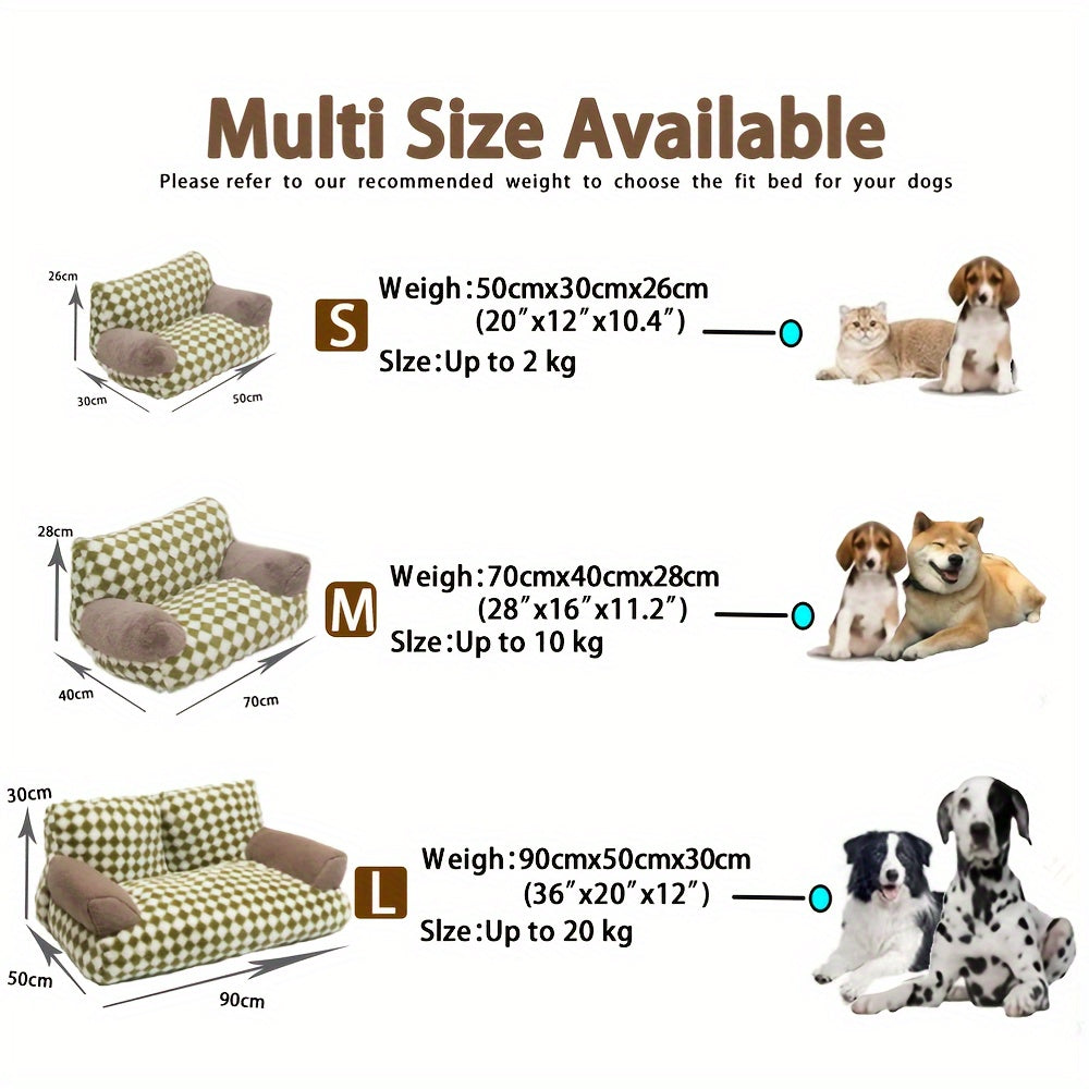 Nid Douillet en Peluche pour Animaux – Panier Confortable et Moelleux pour Chien & Chat