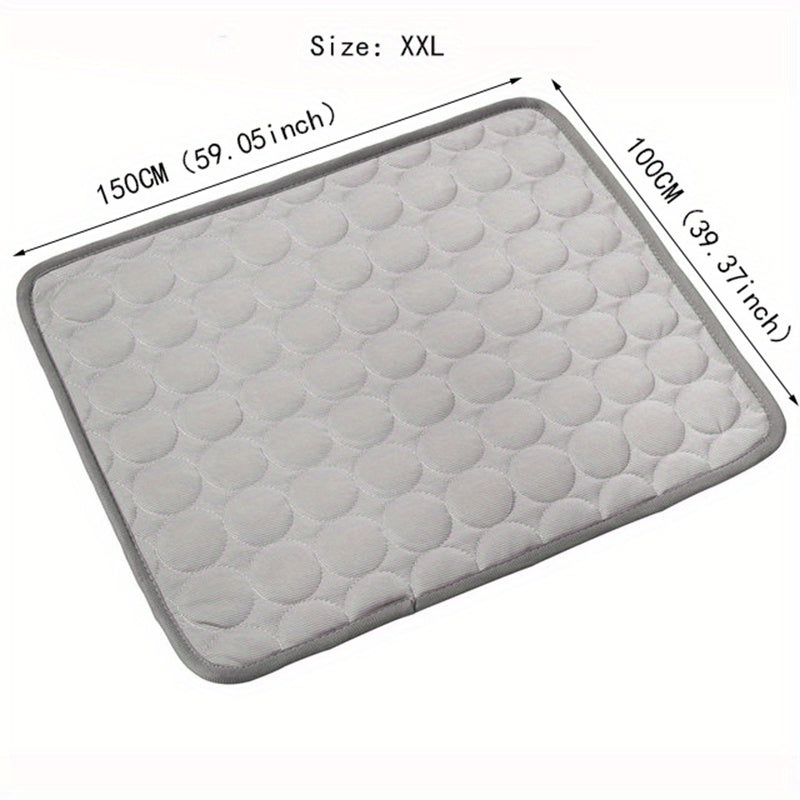 Tapis Rafraîchissant pour Chien BEIYU PET – Lit d'Été Autorefroidissant avec Gel Rafraîchissant – Tissu Polyester Résistant – Design Carré Confortable pour Chiens de Petite à Moyenne Taille