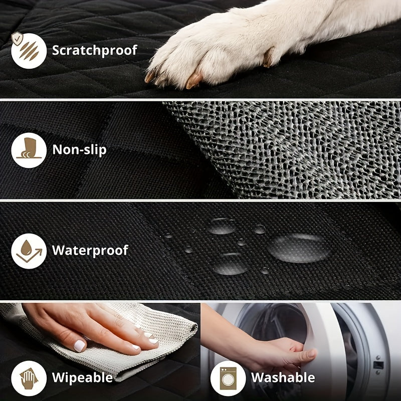 Housse de Siège de Voiture Multifonction pour Animaux – 1 Pièce – Antidérapante, Antisalissure et Antigriffures – Idéale pour le Transport de Chiens et Chats