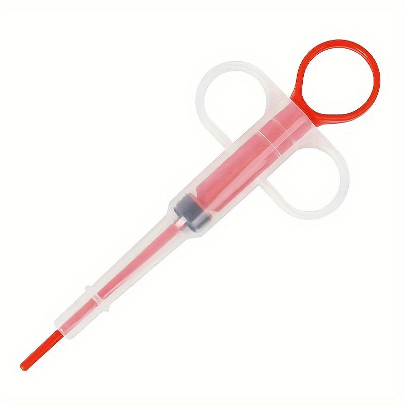 Distributeur de Médicaments pour Animaux – Embout Souple, Double Usage pour Liquides ou Comprimés (Chiens & Chats)