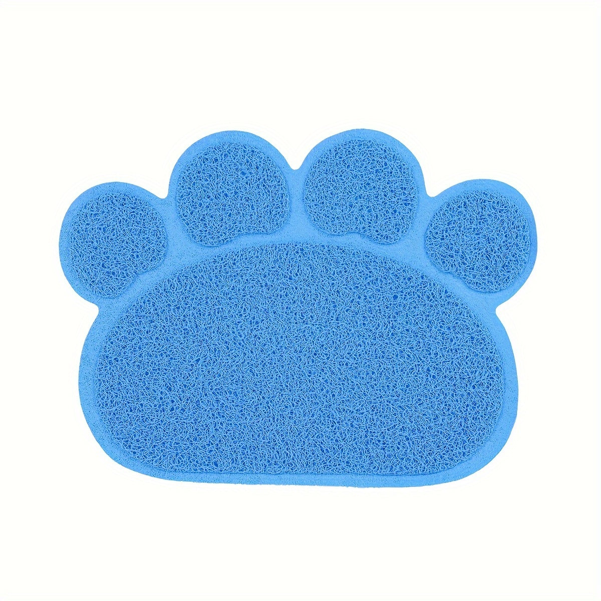 Tapis de Litière Antidérapant en Forme de Patte – Anti-éclaboussures & Anti-dérapant pour Bac à Litière de Chat