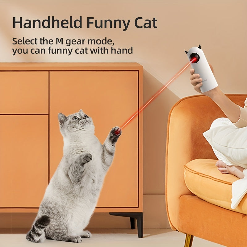 Jouet Interactif Laser Automatique pour Chat/Chien – Jouet Intelligent d’Intérieur pour Animaux – Sans Piles Incluses