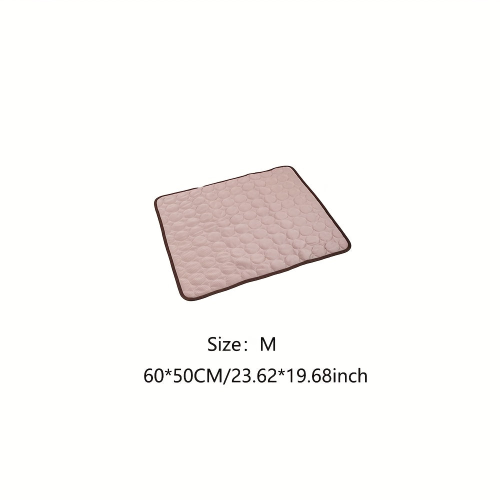 Tapis Rafraîchissant pour Chien BEIYU PET – Lit d'Été Autorefroidissant avec Gel Rafraîchissant – Tissu Polyester Résistant – Design Carré Confortable pour Chiens de Petite à Moyenne Taille