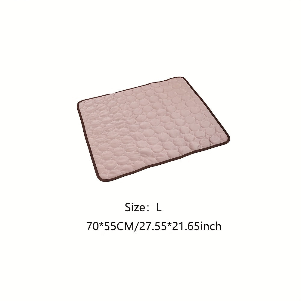 Tapis Rafraîchissant pour Chien BEIYU PET – Lit d'Été Autorefroidissant avec Gel Rafraîchissant – Tissu Polyester Résistant – Design Carré Confortable pour Chiens de Petite à Moyenne Taille