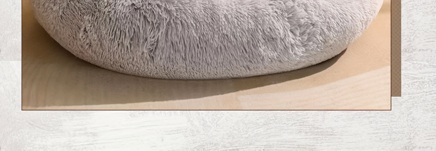 Lit pour Chien en Forme de Patte d’Ours – Nid Douillet en Peluche Longue, Coussin Ultra Moelleux pour le Sommeil et la Sieste des Chiens et Chats