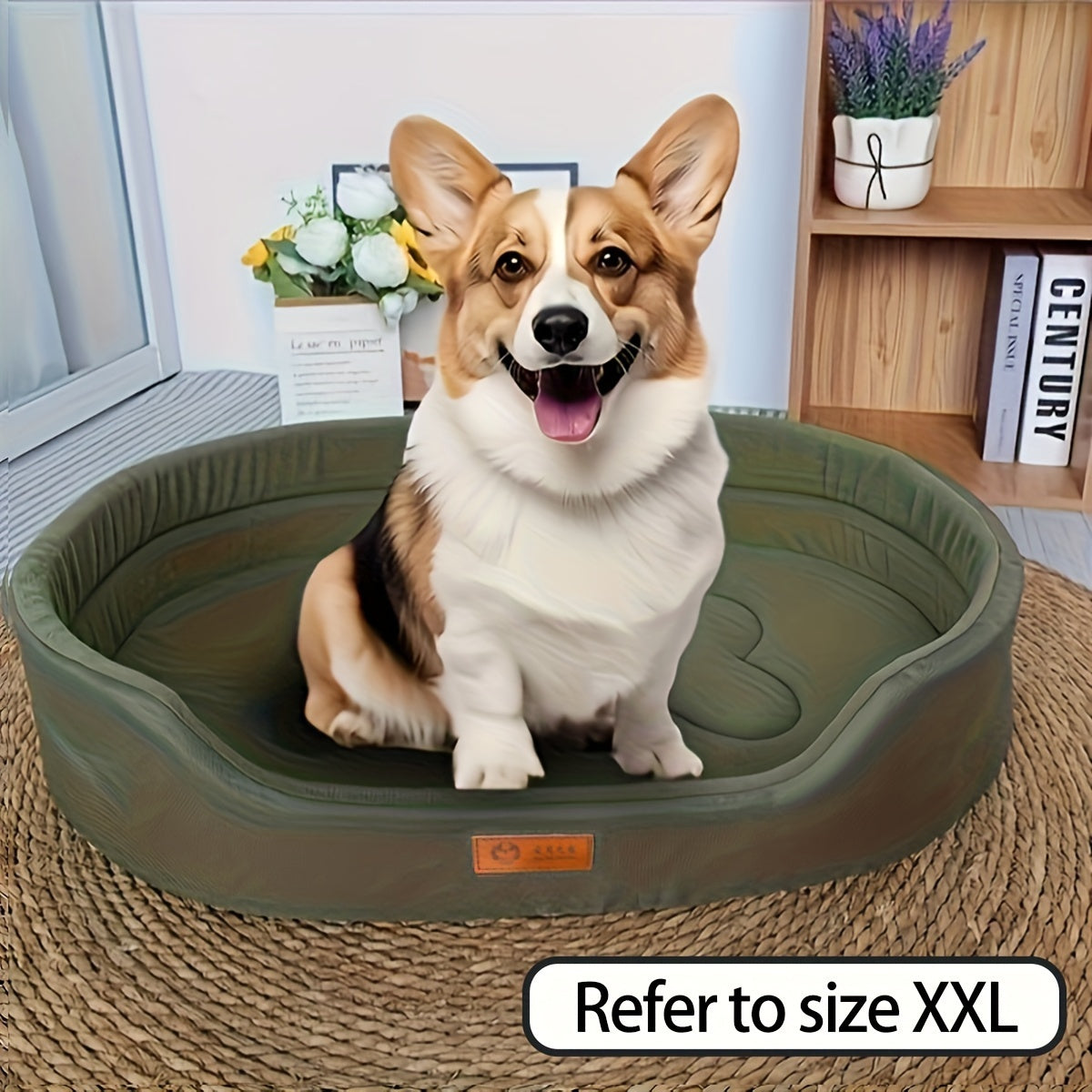 Lit pour Chien PJYuCien Comfort Plus – Spacieux, Respirant et Antidérapant, Utilisable Toute l’Année – Lavable en Machine, Idéal pour Chiens de Petite à Grande Taille