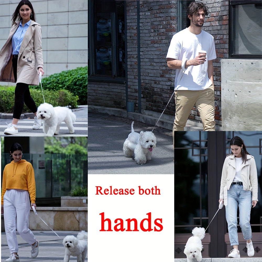 Laisse Télescopique pour Chien – Solide, Extensible et Confortable pour Moyens et Grands Chiens